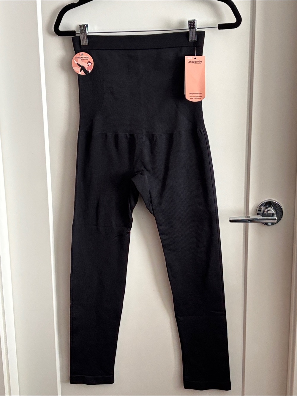 SHAPERMINT Seamless High-Waist Black Shapewear Leggings NEW WITH TAGS